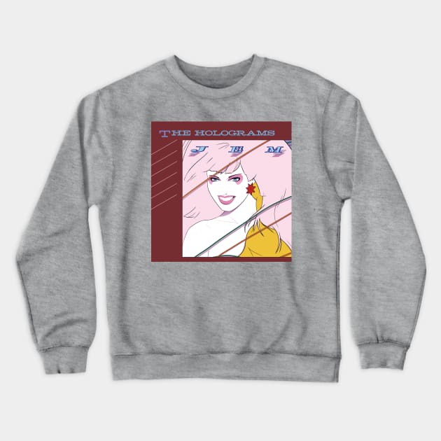 Jem Album Cover Crewneck Sweatshirt by corbinhunsaker